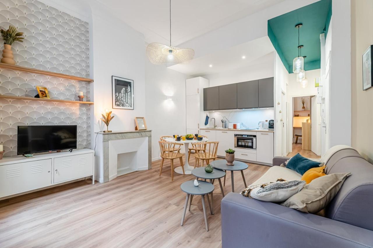 T3 Tout Confort, Moderne, En Centre Ville Marseille Eksteriør billede